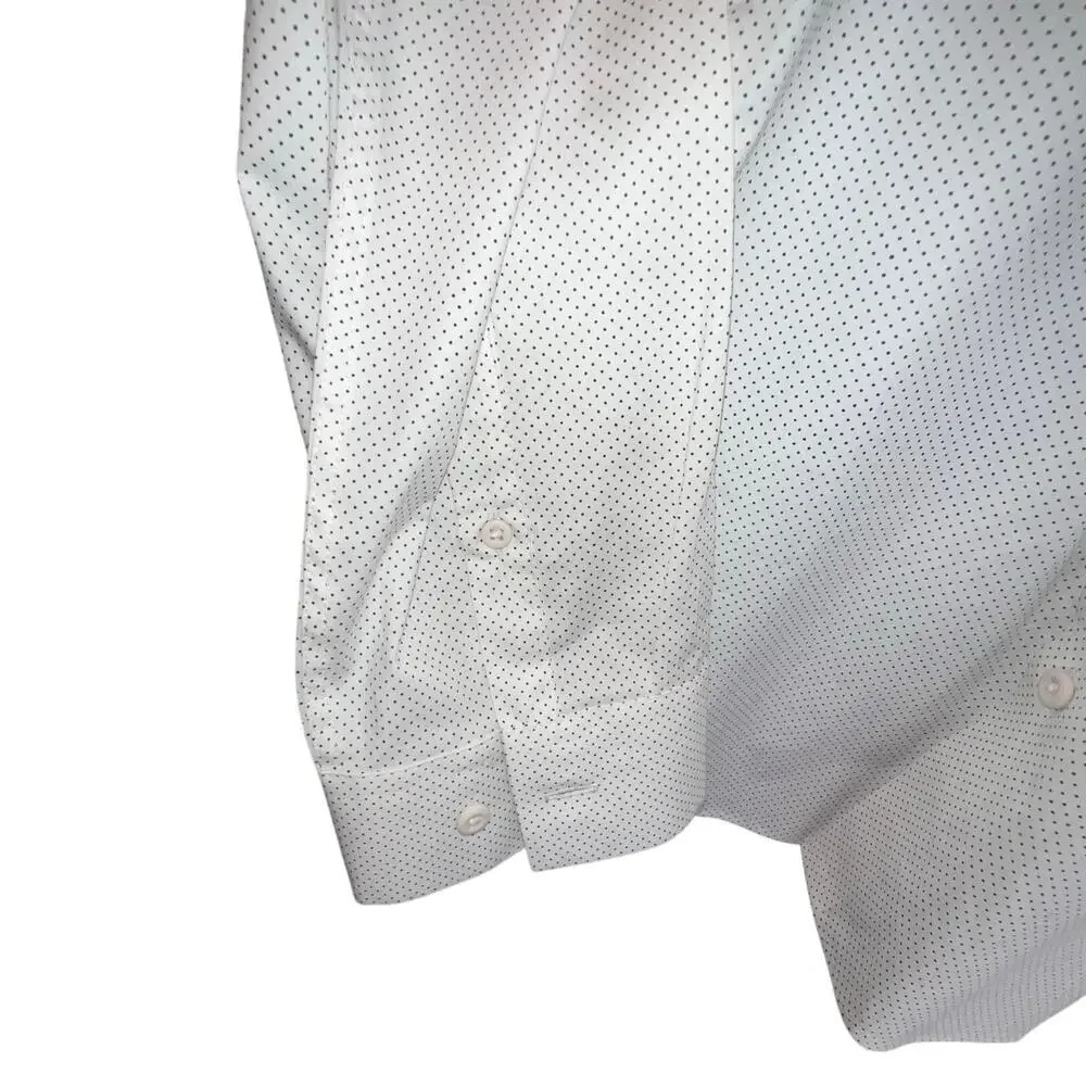 Artefact men’s XL‎ microdot stretch long sleeve button front dress casual shirt￼